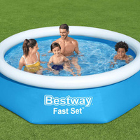 Nadmuchiwany basen Fast Set, okrągły, 244 x 66 cm, 57265 Bestway
