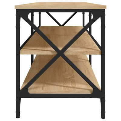 vidaXL Szafka pod TV, dąb sonoma, 140x40x50 cm materiał drewnopochodny
