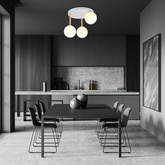 Lampa sufitowa  DOLCE 3 WH OPAL