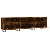 vidaXL Szafka pod TV, przydymiony dąb, 150x30x44,5 cm wariant 5