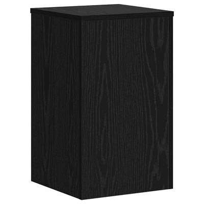 Stojak na rośliny 2 pcs Czarny Dąb 30 x 30 x 50 cm