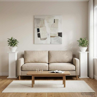 Stojak na rośliny 2 pcs Biały 30,5 x 30 x 80,5 cm
