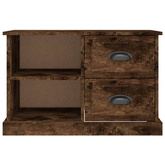 vidaXL Szafka pod TV, przydymiony dąb, 73x35,5x47,5 cm