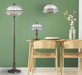 Lampa wisząca witraż K-P162208 z serii TIFANY KAJA
