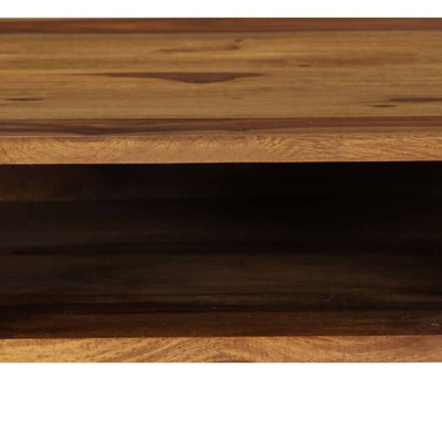 vidaXL Biurko, 110x55x76 cm, lite drewno sheesham