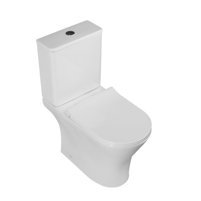 KOMPAKT WC QFS, DOKOS PLUS OKRĄG, DOLN PODŁ BIAŁY Z DESKĄ WOLNOOPAD