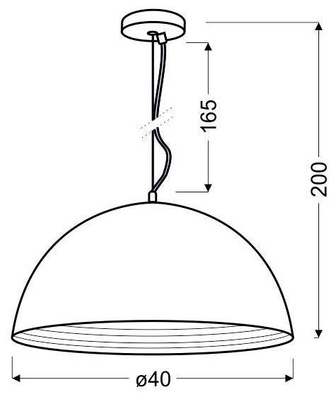 Lampa sufitowa wisząca candellux amalfi 31-26392 e27 miedziany