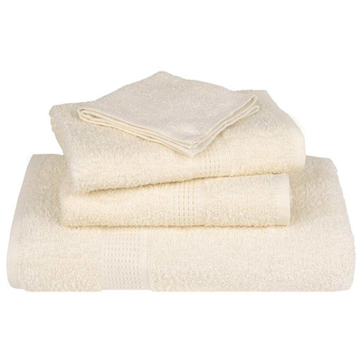 Ręczniki dla gości, FROGN, 4 szt., kremowe, 30x50 cm, 360 g/m?