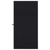 Ręczniki Sportowe 2 pcs Czarny 200 x 100 cm