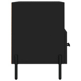 vidaXL Szafka pod TV, czarna, 80x36x50 cm, materiał drewnopochodny wariant 6