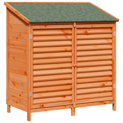 Shed ogrodowy brązowy 106 x 56 x 113,5 cm Drewno Świerkowe