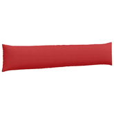 Poduszki na sofę 2 pcs Czerwony 200 x 40 cm tkanina