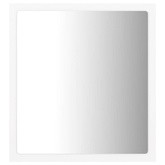 vidaXL Lustro łazienkowe LED, białe, 40x8,5x37 cm, akryl