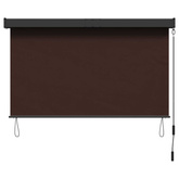 Roleta brązowy 180 x 250 cm Materiał i Aluminium