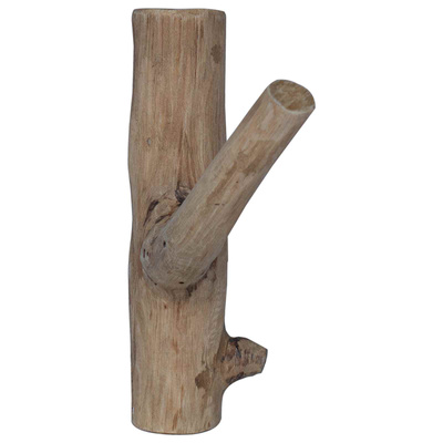Hak Brązowy 4 x 4 x 14 cm Lite Drewno Recyklingowe