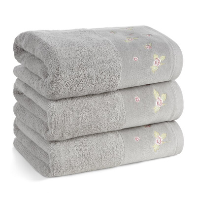 Ręcznik Dalia stalowy 70x140