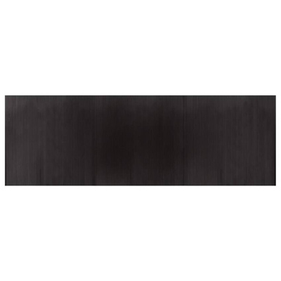 Dywan prostokątny, ciemnobrązowy, 100x300 cm, bambusowy vidaXL