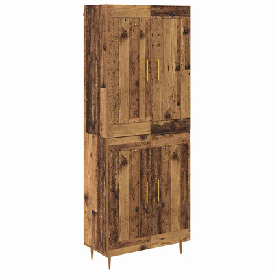 Highboard Stare drewno 69,5 x 34 x 180 cm Drewno inżynieryjne