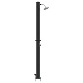 Prysznic słoneczny na świeżym powietrzu Czarny 217 cm