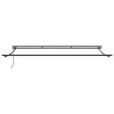 Rama markizy Z regulacją Antracyt 4 × 3 m Stal