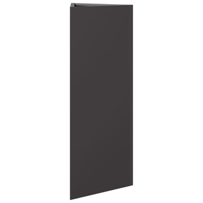 Donice ogrodowe, 2 szt., czarne, trójkątne, 30x26x75 cm, stal