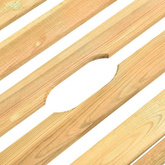 vidaXL Leżak ogrodowy ze stolikiem, impregnowane drewno sosnowe