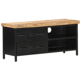 vidaXL Szafka pod TV, 90x30x41 cm, surowe drewno mango