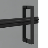 Ściana prysznicowa Walk-In Czarny 80 x 6,5 x 190 cm