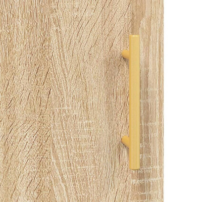 vidaXL Biurko, dąb sonoma, 140x50x75 cm, materiał drewnopochodny model standard