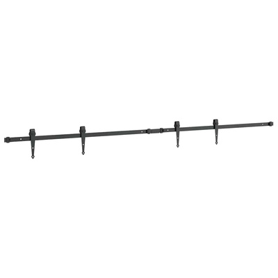 System do drzwi przesuwnych do mebli, 200 cm, stal węglowa