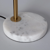 Lampka Stołowa Złota Abruzzo Valentino E27