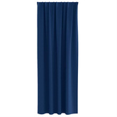 Firany blackout z kółkami 2 pcs Ciemnoniebieski 260 x 140 cm