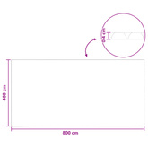Pokrycie Basenu Solarne 800 x 400 cm 110 ?m Kwadrat PE