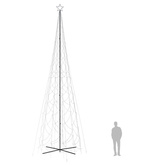 vidaXL Choinka stożkowa, 3000 niebieskich diod LED, 230x800 cm