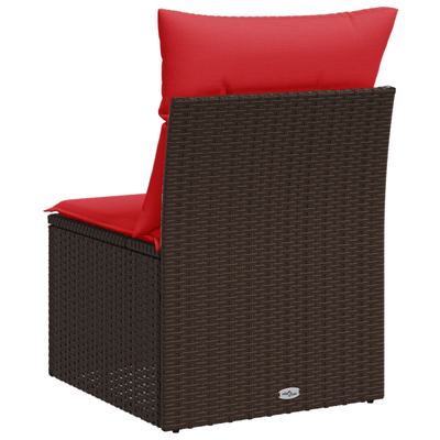 Sofa Ogrodowa z poduszką Brązowy 55 x 62 x 69 cm Polirattan
