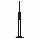 Stoiska na targi Czarny 26,5 x 26,5 x 150 cm Stal