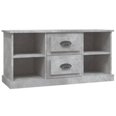 vidaXL Szafka pod TV, szarość betonu, 99,5x35,5x48 cm