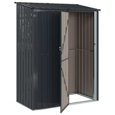 Schowki ogrodowe Antracyt 153,5 x 86 x 200 cm Metal
