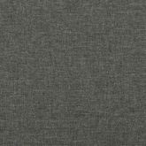 Rama łóżka bez materaca, ciemnoszara, 90x200 cm, obita tkaniną