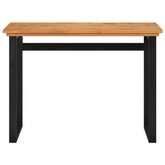 vidaXL Biurko, 100x45x75 cm, lite drewno tekowe