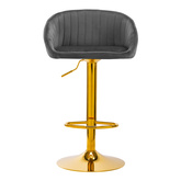 4Rico Hoker barowy QS-B16G aksamit szary 141189