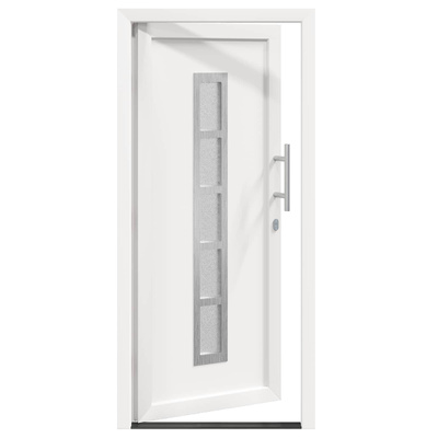 Drzwi Frontowe 88 x 200 cm PVC Biały
