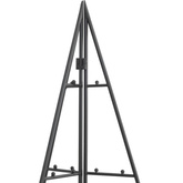 vidaXL Metalowa choinka świąteczna, do ozdobienia, czarna, 100 cm
