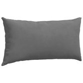 Poduszki na sofę 2 pcs Ciemnoszary 80 x 40 cm tkanina