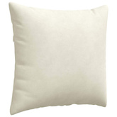 Poduszki na sofę 2 pcs Kremowy 50 x 50 cm Tkanina sztruksowa