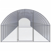 Klatka zewnętrzna dla kurcząt, 3x24x2 m, stal galwanizowana