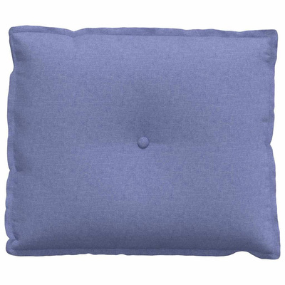 Poduszka na plecy Niebieski dżins 60 x 19 x 50 cm tkanina