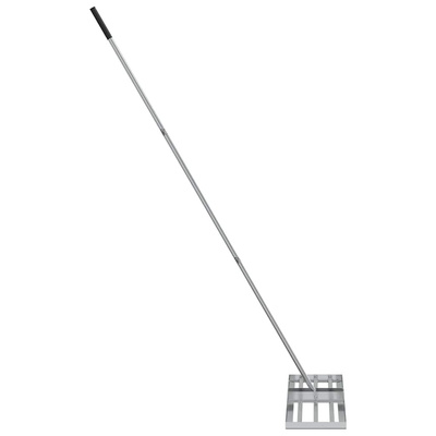 Rake leveling do ogrodu Srebrny Stal nierdzewna
