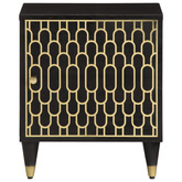 Szafki nocne, 2 szt., 40x33x46 cm, lite drewno mango