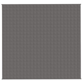 Koc obciążeniowy, szary, 220x240 cm, 15 kg, tkanina